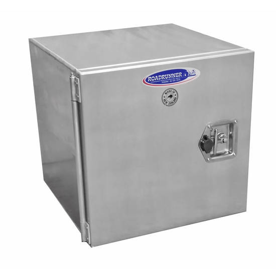 Square Toolbox (600H x 600D x 600L) - 4mm Aluminium, Single Aluminium Door